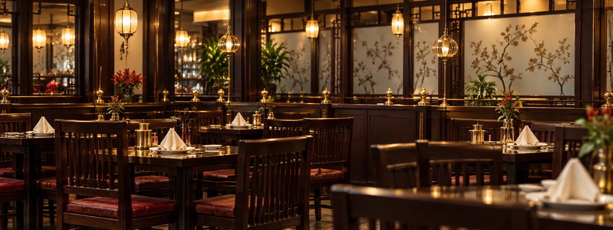 Konzeptillustration eines traditionellen chinesischen Restaurants